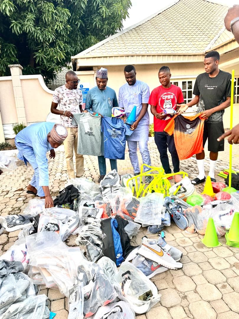 Chief Maurice Vunobolki Donates ₦10 Million Worth of Training Kits to Adamawa United FC
