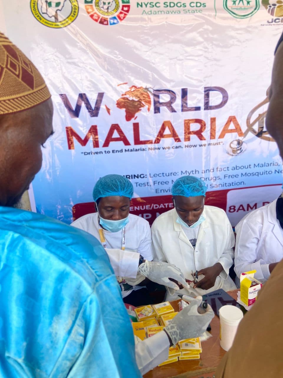 NYSC, Partners Reach Over 150 Residents with Free Malaria Care on World Malaria Day