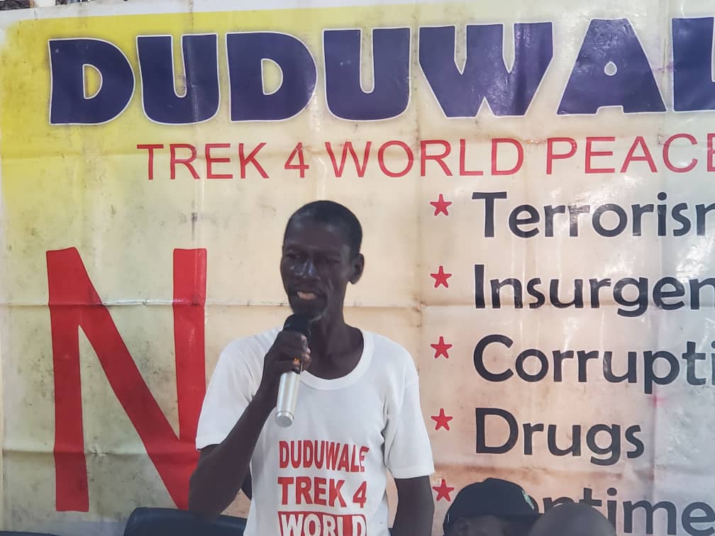 Duduwale Africa Embarks on 800km Trek from Yola to Katsina for Peace,Youth Empowerment