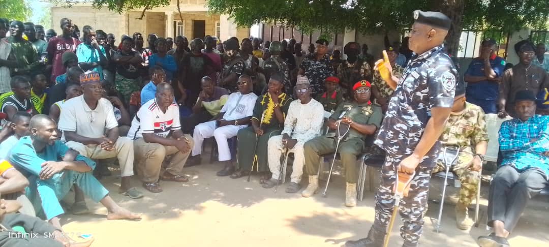 LAMURDE COMMUNAL CLASH: CP,SECURITY CHIEFS VISIT RIGANGE, TIGNO, WADUKU VILLAGES TO RESTORE ORDER