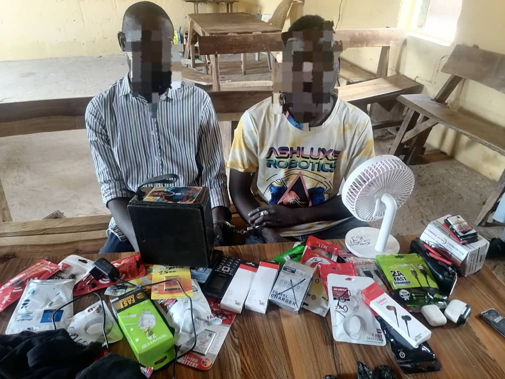 Police arrest two suspects in connection with theft in Adamawa