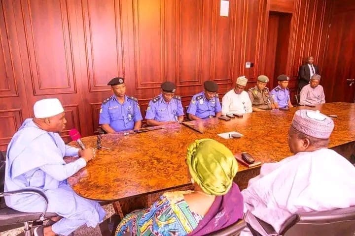 Governor Fintiri Receives Newly deployed CP,Vows Fight against Crime